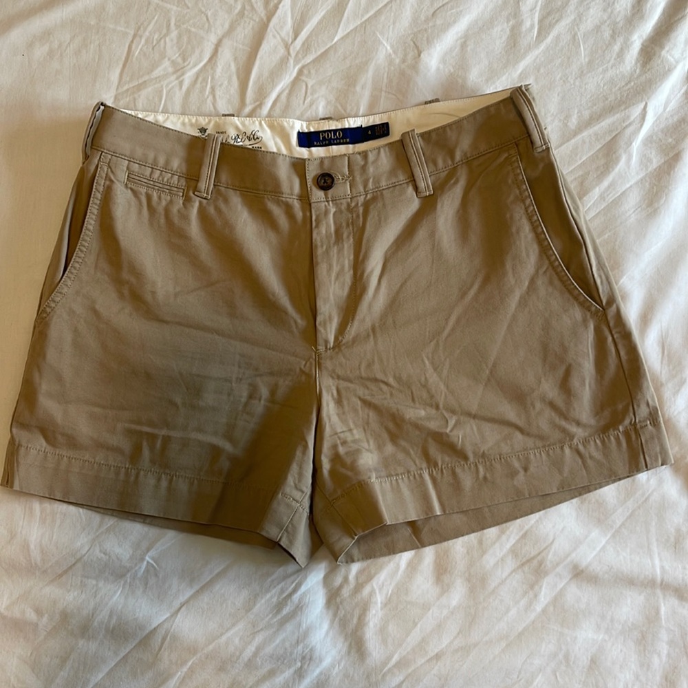 Tan Polo Ralph Lauren shorts. Size 4